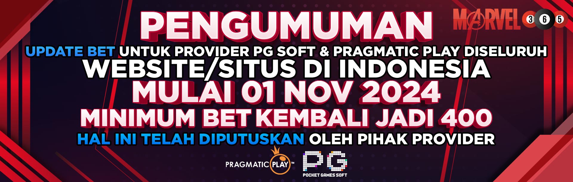 PENGUMUMAN UPDATE BET