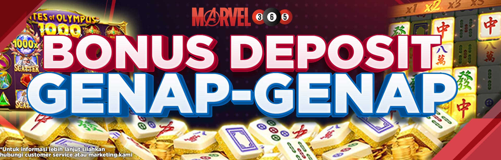 BONUS DEPOSIT GENAP-GENAP