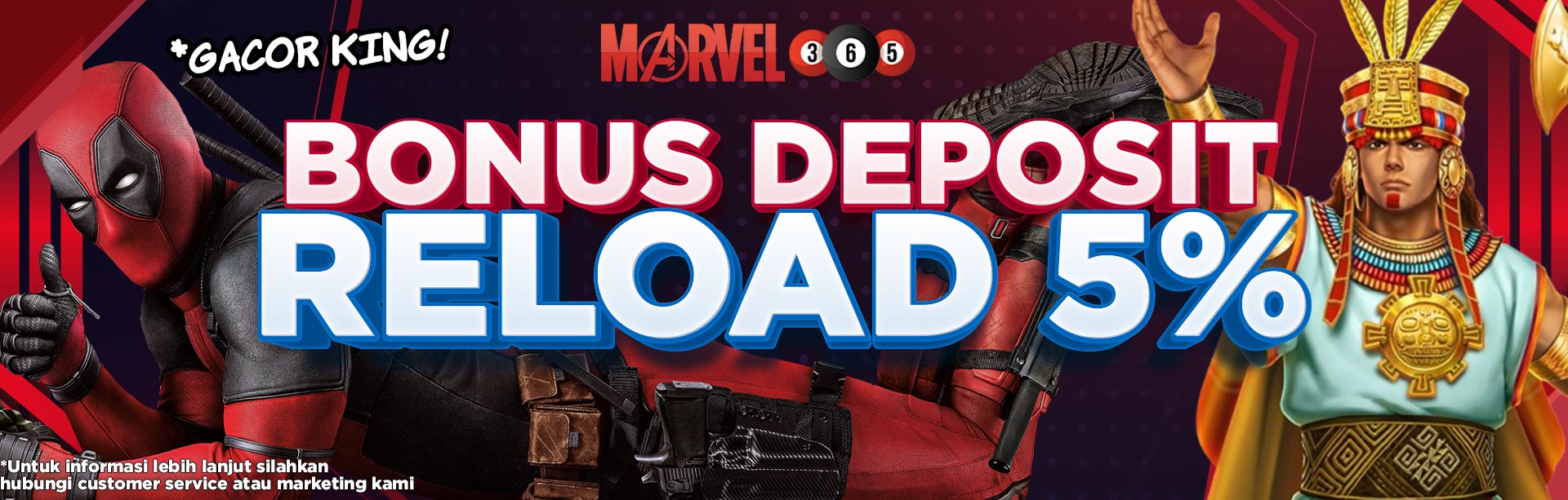 BONUS RELOAD 5% HARIAN SLOT