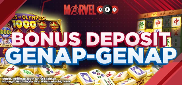 BONUS DEPOSIT GENAP-GENAP