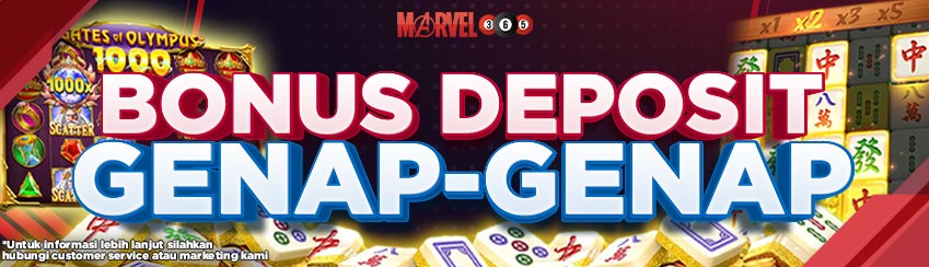 BONUS DEPOSIT GENAP-GENAP